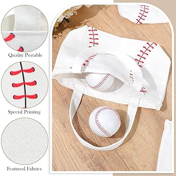 Amazon.com: SilTriangle 12 Pcs Baseball Bag Baseball Canvas